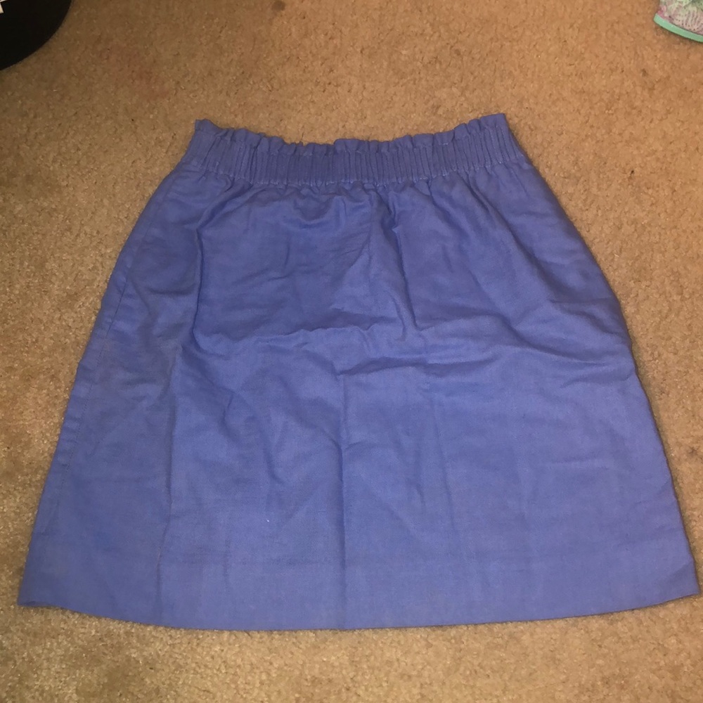 J. Crew ruffle waist skirt